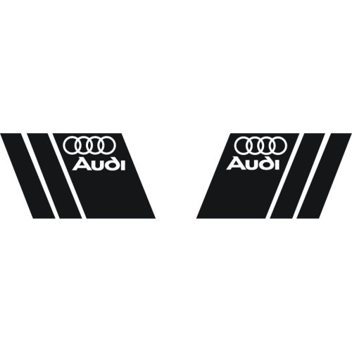 Audi matrica készlet 2 db