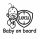 Lancia Baby on board matrica