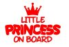 Little princess Baby on board matrica