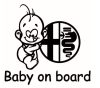Alfa Romeo Baby on board matrica
