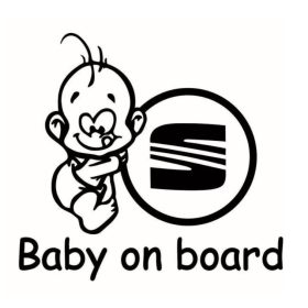 Seat Baby on board matrica