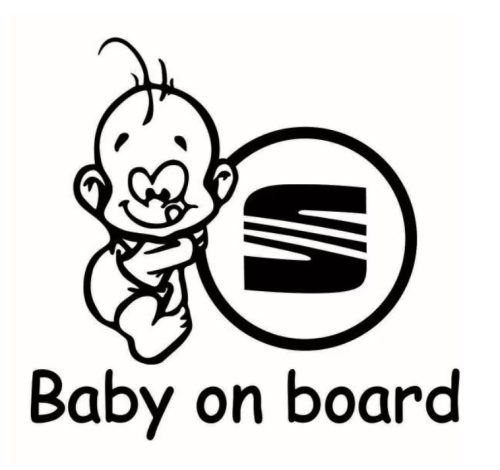 Seat Baby on board matrica