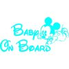 Mickey egér Baby on board matrica