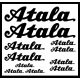 Atala BMX matrica készlet