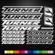 Turner Bicikli matrica készlet