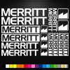 Merritt Bicikli matrica készlet