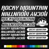Rocky Mountain Bicikli matrica készlet