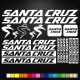 Santa Cruz BMX matrica szett