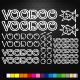 Voodoo BMX matrica készlet