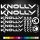 Knolly BMX matrica készlet
