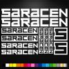 Saracen BMX matrica készlet