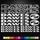 DAWES Bicikli matrica készlet