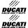 Ducati monster matrica készlet karmokkal