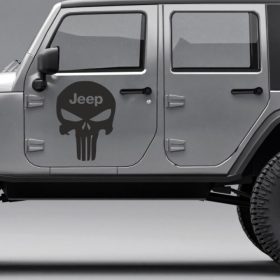 Jeep halálfej matrica