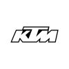 KTM bicikli dísz matrica
