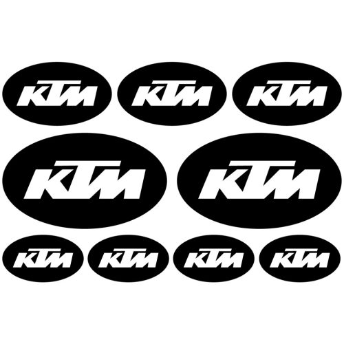 KTM logók matrica szett