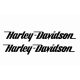 Harley-Davidson dupla felirat matrica
