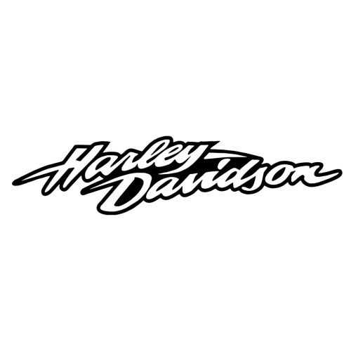 Harley felirat "1" matrica
