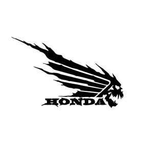 Honda halálfej szárny matrica