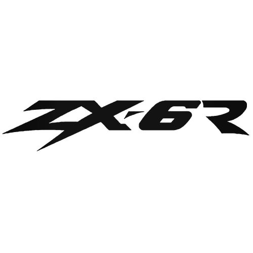 Kawasaki ZX-6R felirat matrica