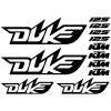 KTM Duke 125 matrica szett