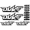 KTM Duke 125 "1" matrica szett