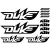 KTM Duke 200 matrica szett