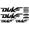 KTM 200 Duke matrica szett