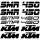 KTM SMR 450 matrica szett
