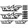 KTM Duke 690 "1" matrica szett