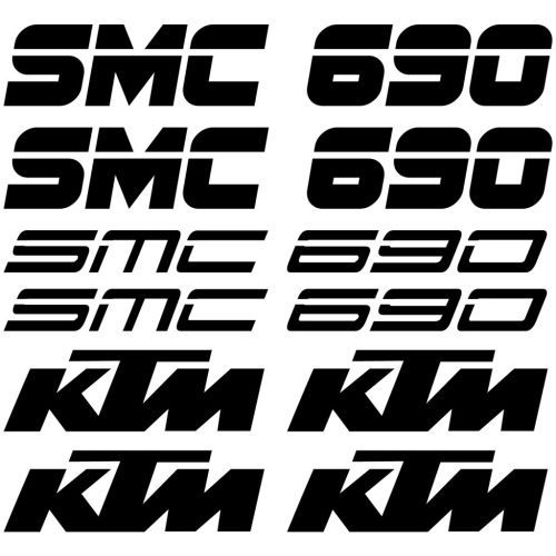 KTM SMC 690 matrica szett