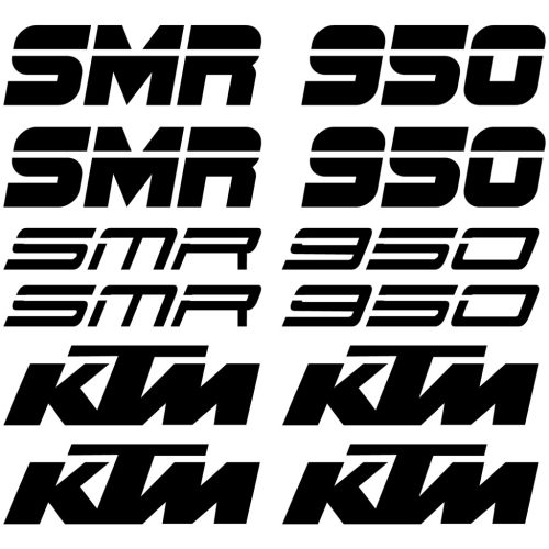 KTM SMR 950 matrica szett