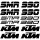 KTM SMR 990 matrica szett