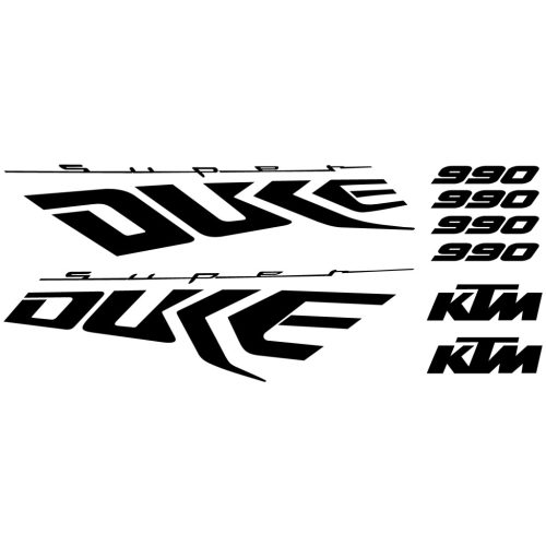 KTM Superduke 990 matrica szett