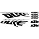 KTM Superduke 990 matrica szett