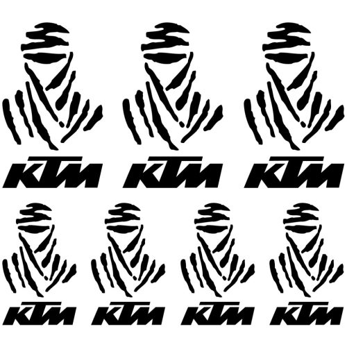 KTM Dakar matrica szett