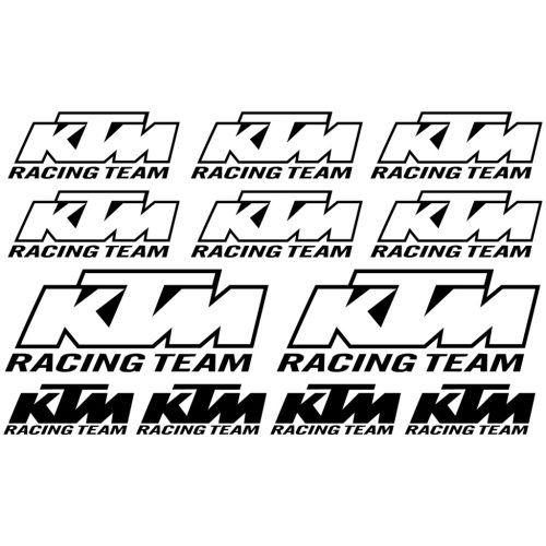 KTM Versenycsapat matrica szett