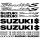Suzuki BanditS 600 matrica szett