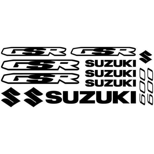 Suzuki GSR 600 "2" matrica szett