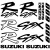 Suzuki RGSX 600 matrica szett