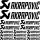 Akrapovic "1" szponzor matrica szett