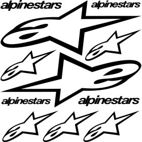 Alpinestars "3" szponzor matrica szett