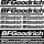 BFGoodrich szponzor matrica szett