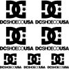 DC SHOE CO USA szponzor matrica szett