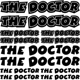 The Doctor szponzor matrica szett