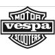 Vespa Harley stílusú matrica