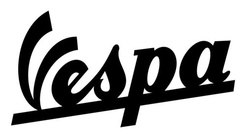 Díszes Vespa felirat matrica