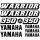 Yamaha Warrior 350 matrica szett
