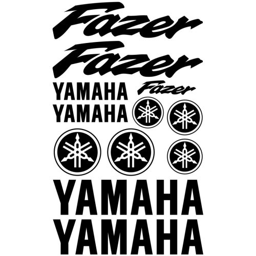 Yamaha Fazer "1" matrica szett