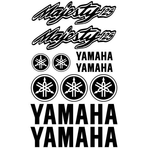 Yamaha Majesty 125 matrica szett